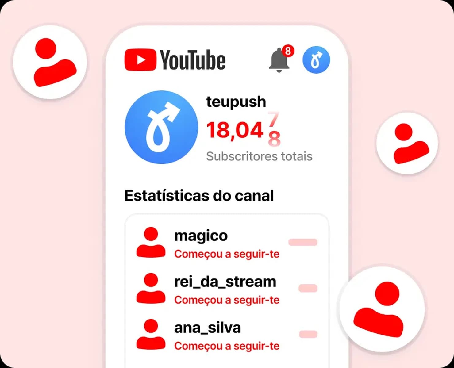 Subscritores do YouTube