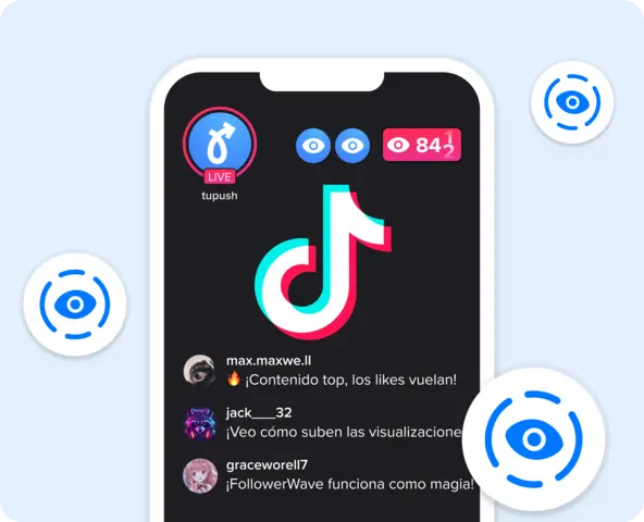 TikTok Espetadores Live