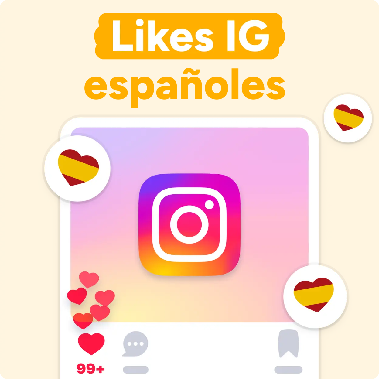 Comprar gostos de Instagram portugueses Mockup
