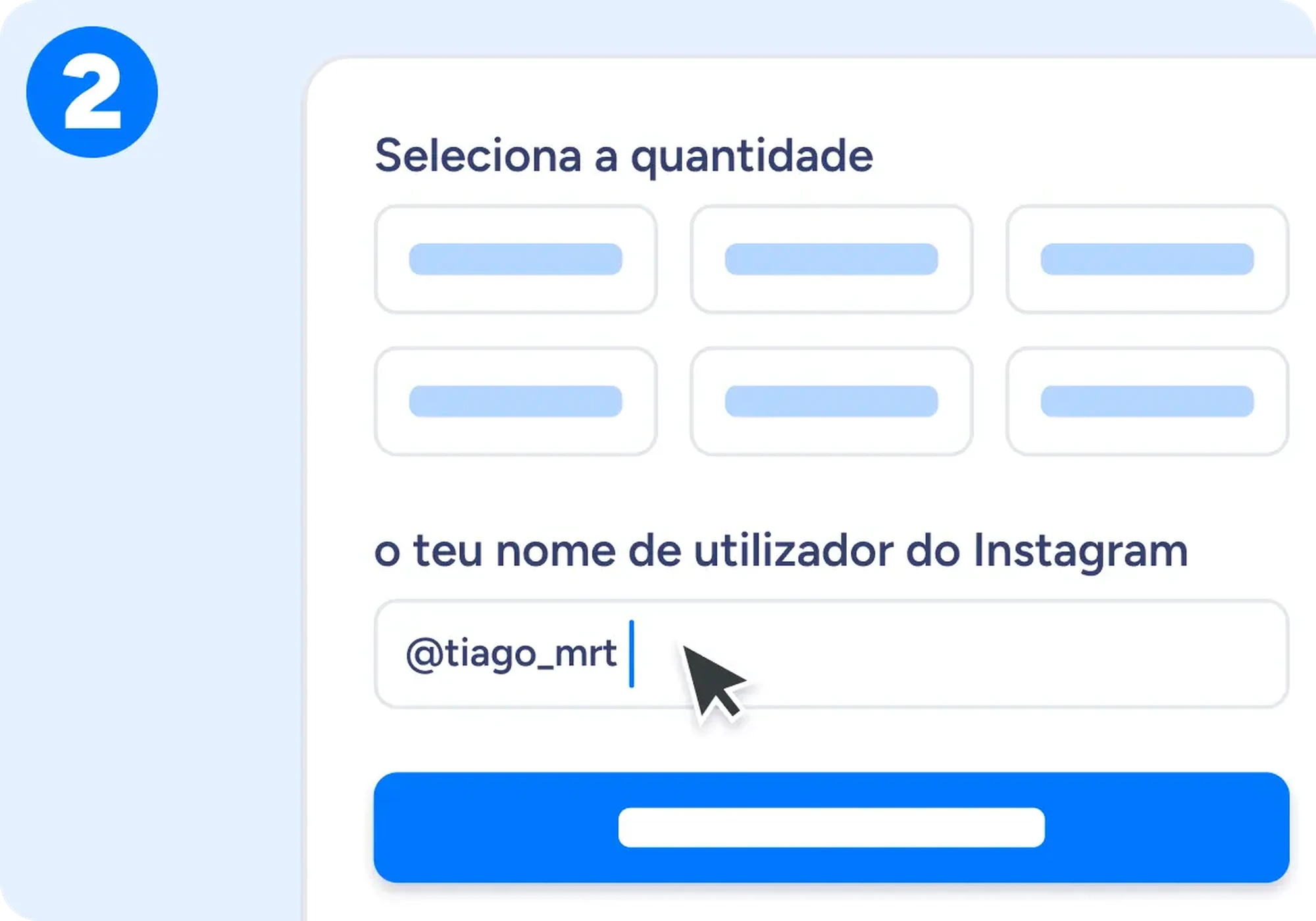 Insere os dados do perfil